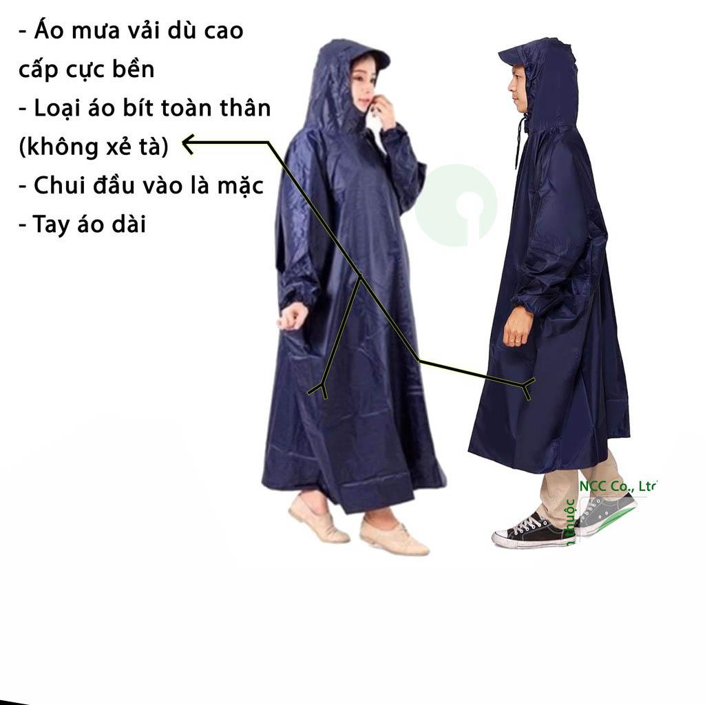 [HCM]Áo mưa bít kín không xẻ tà cho Nam
