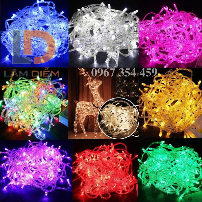 combo 10 sợi Đèn led chớp led dây 4m5 nhiều màu
