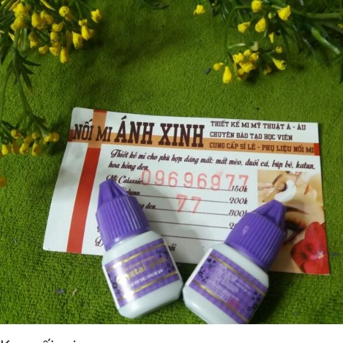 Keo nối mi crytal tím