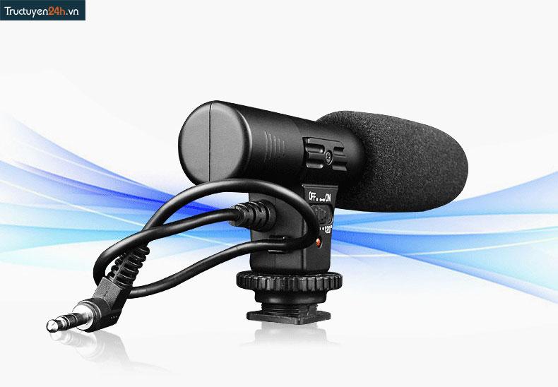 Microphone Si Dande MIC-01 dùng cho máy ảnh Canon/Nikon