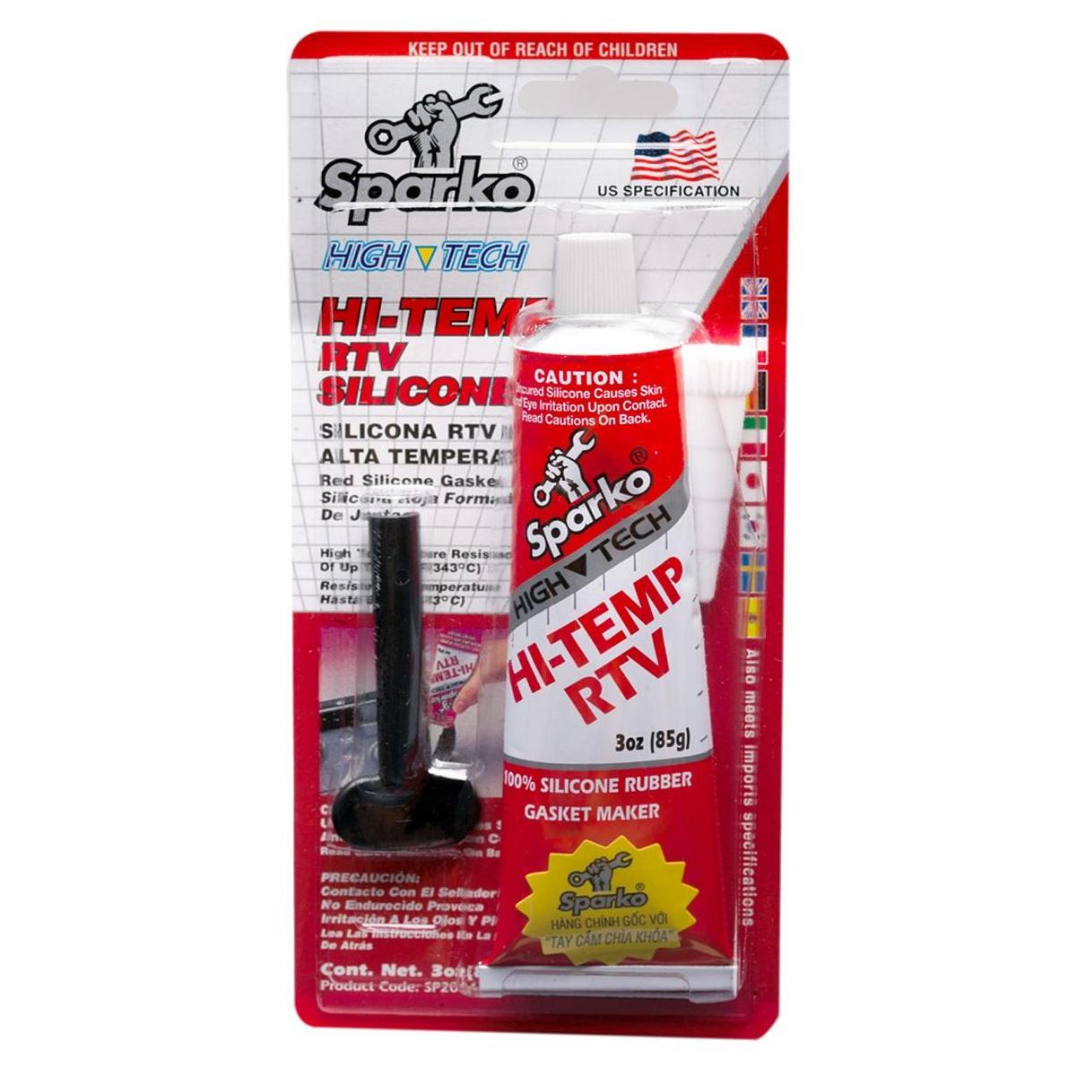 Keo thế ron sparko đỏ hi-temp rtv 85gr