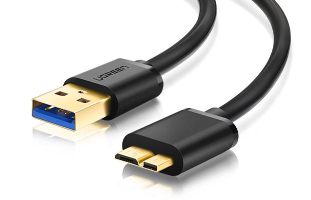 Cáp chuyển USB 3.0 sang Micro B 1.5M Ugreen 10842 (Đen)