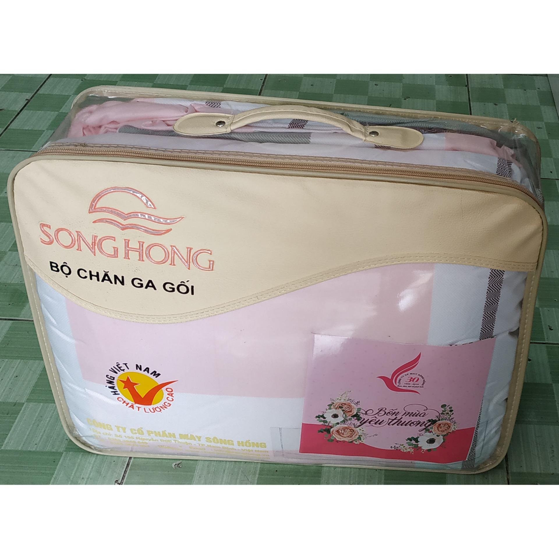 Bộ ga bọc chần gòn Sông Hồng -Elegance E1801-180