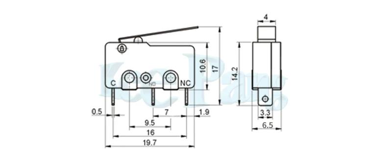 Phụ kiện máy in 3D Endstop OMRON 5A 250V