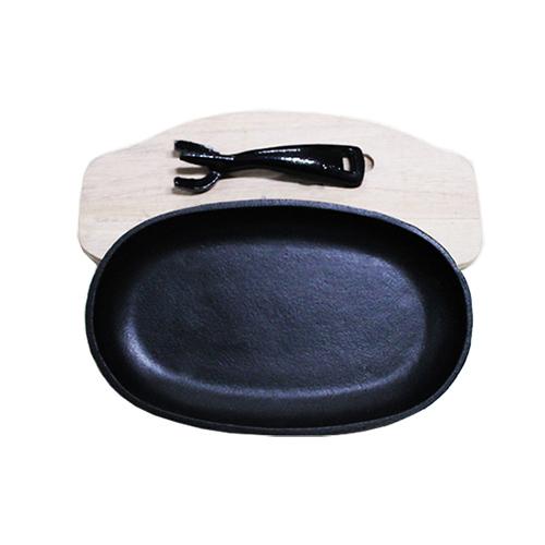 [HCM]Chảo Gang Chống Dính Oval Đa Năng Cỡ Trung