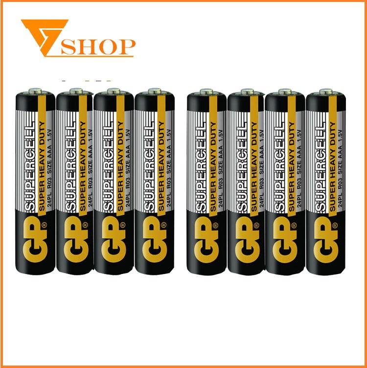 1 vỉ Pin AAA GP chất liệu Cacbon (1 vỉ 4 viên)