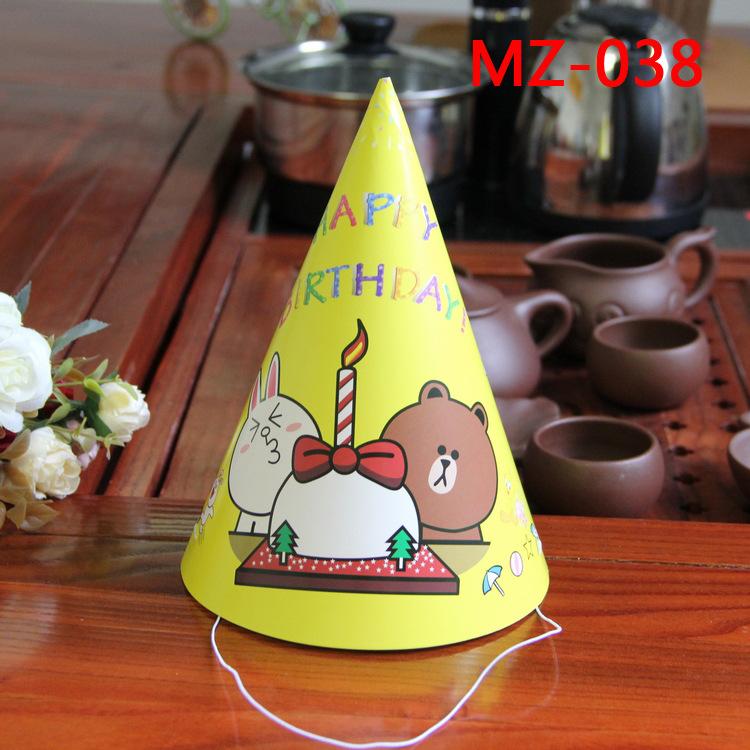 Combo 5 mũ sinh nhật cho bé