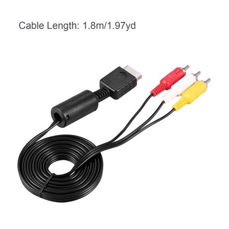 Dây Cable AV Hình + Tiếng cho máy PS2/PS3 loại chuẩn theo máy