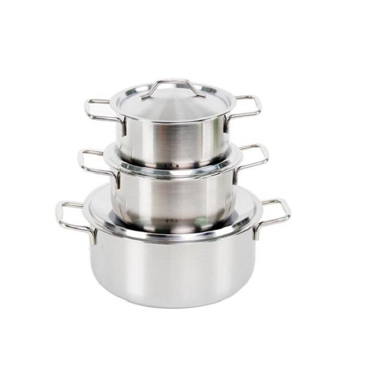 Bộ 3 nồi inox tiện dụng cho nhà bếp