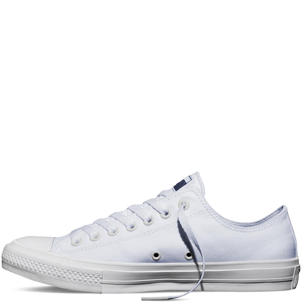 Giày Vải Nữ Sneaker CK2 Cổ Thấp Trắng