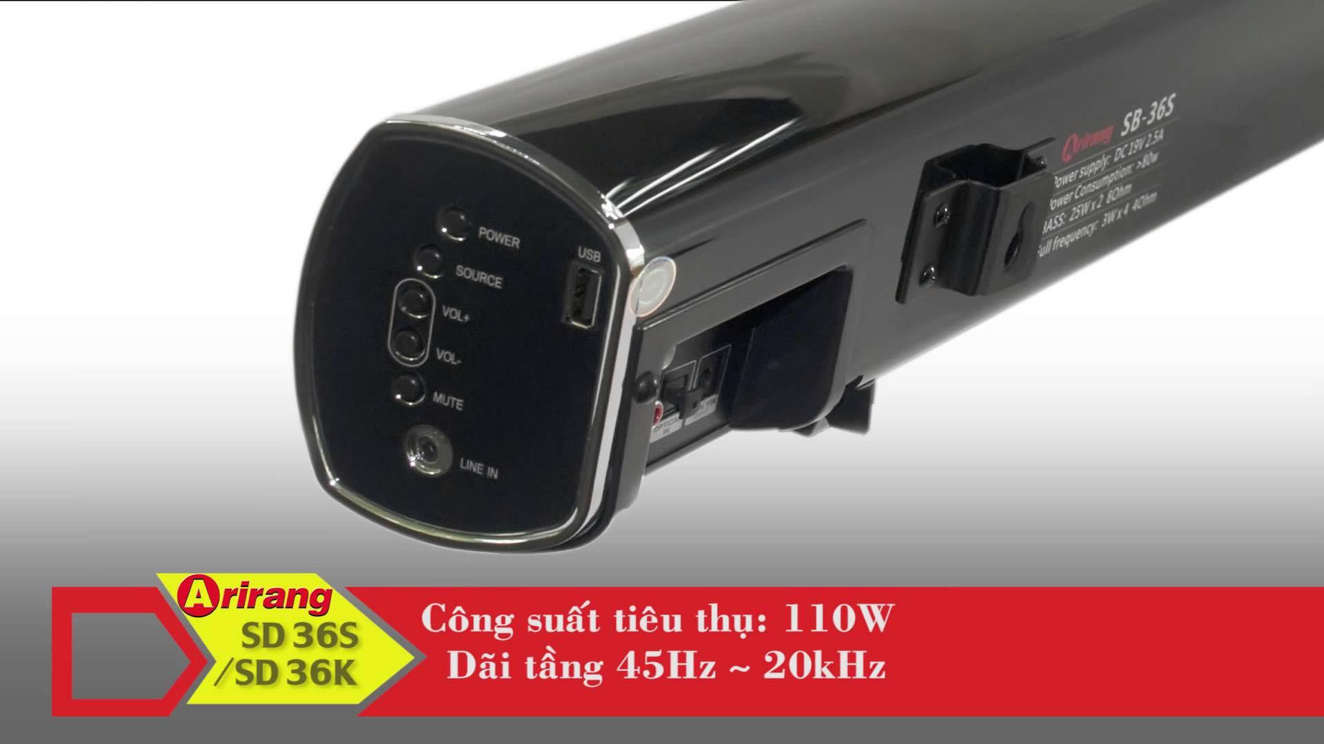 [HCM]Loa thanh Soundbar Arirang SB-36S
