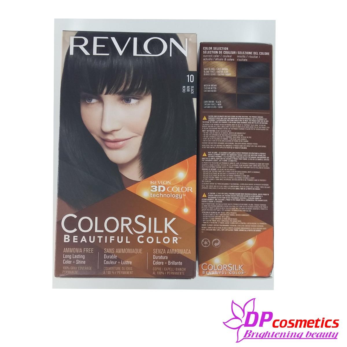[HCM]Thuốc Nhuộm Tóc Revlon Colorsilk 10 - Đen