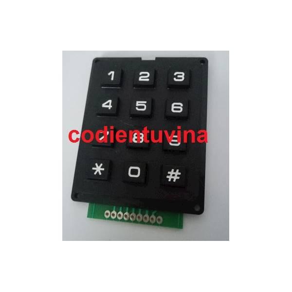 Bàn phím ma trận 3x4