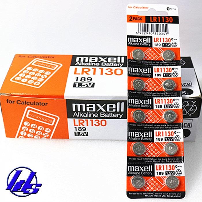 Pin Maxell LR1130-189-AG10 - Vỉ 10 viên