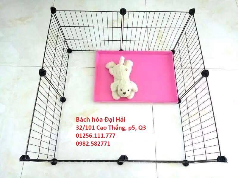CHUỒNG CHÓ MÈO LẮP GHÉP ĐA NĂNG - COMBO 8 LƯỚI SẮT 35cmX35cm- CHUỒNG QUÂY THÚ CƯNG - MẪU CHUỒNG CHÓ ĐẸP- NHÀ CHO CÚN CƯNG - CHUỒNG NUÔI CHÓ CẢNH