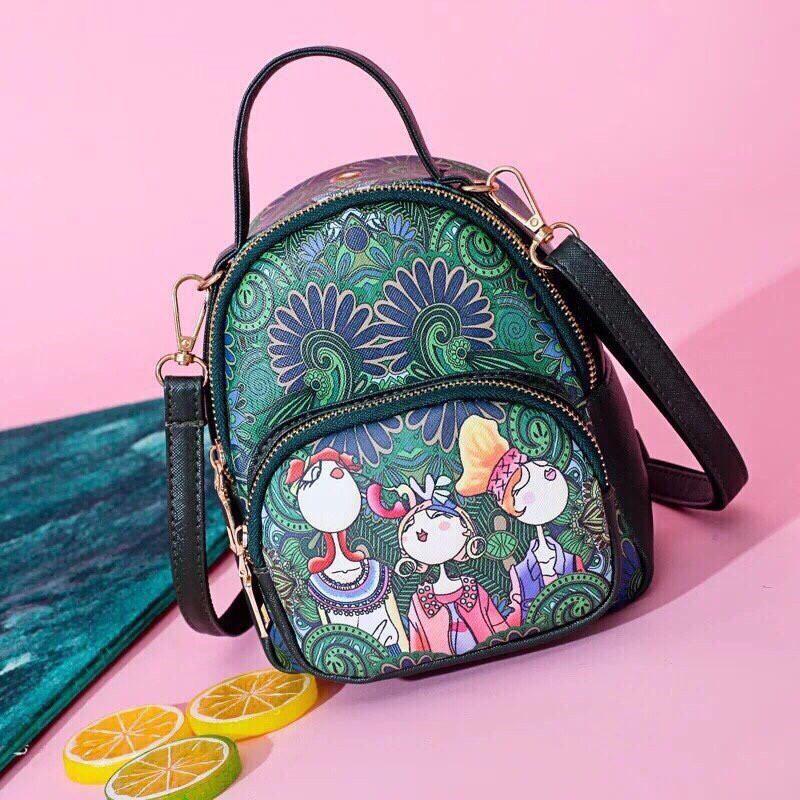 Balo mini cô gái rừng xanh