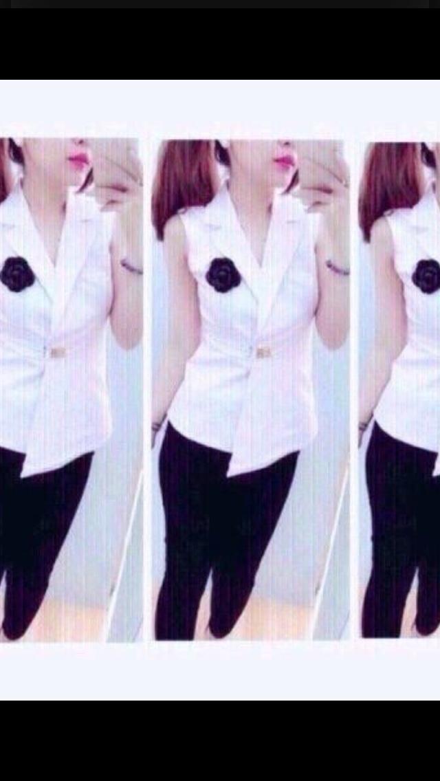 jum nữ cổ vest xinh