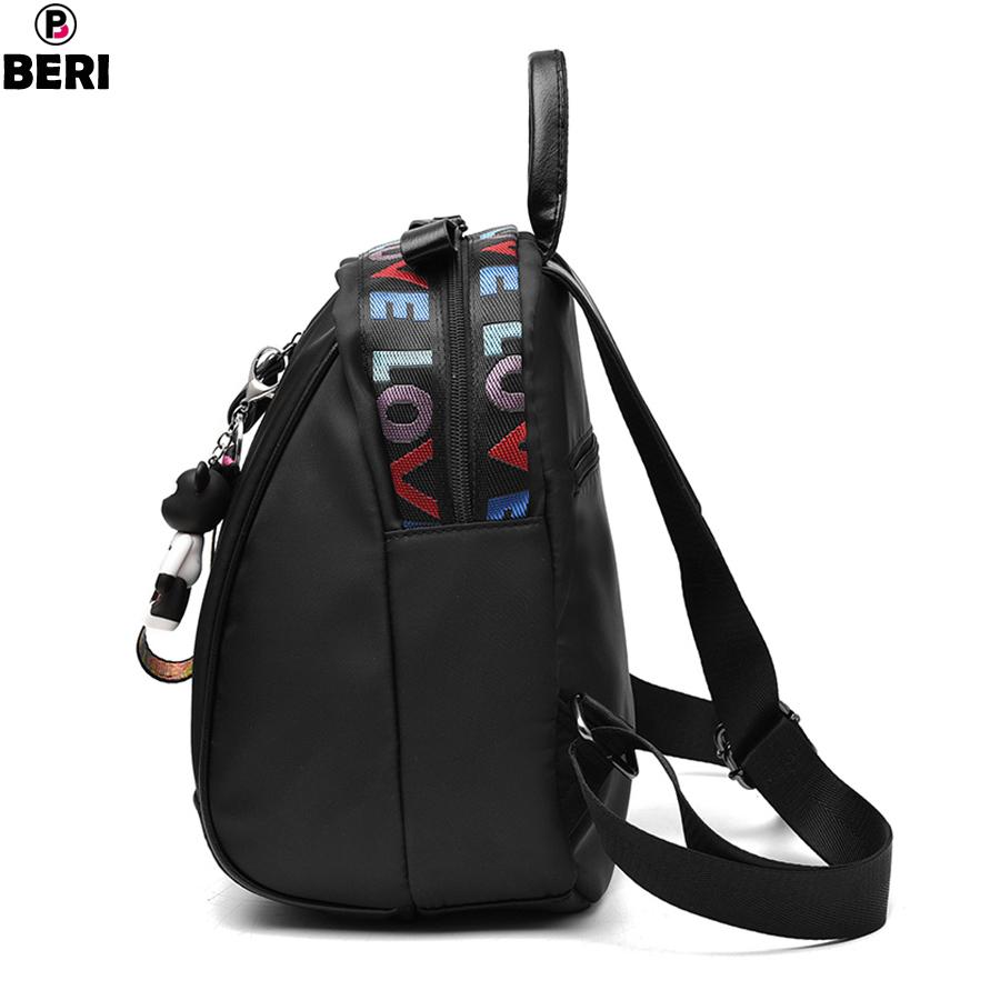 Ba lô nữ khóa gấu BERI đen - BALO012