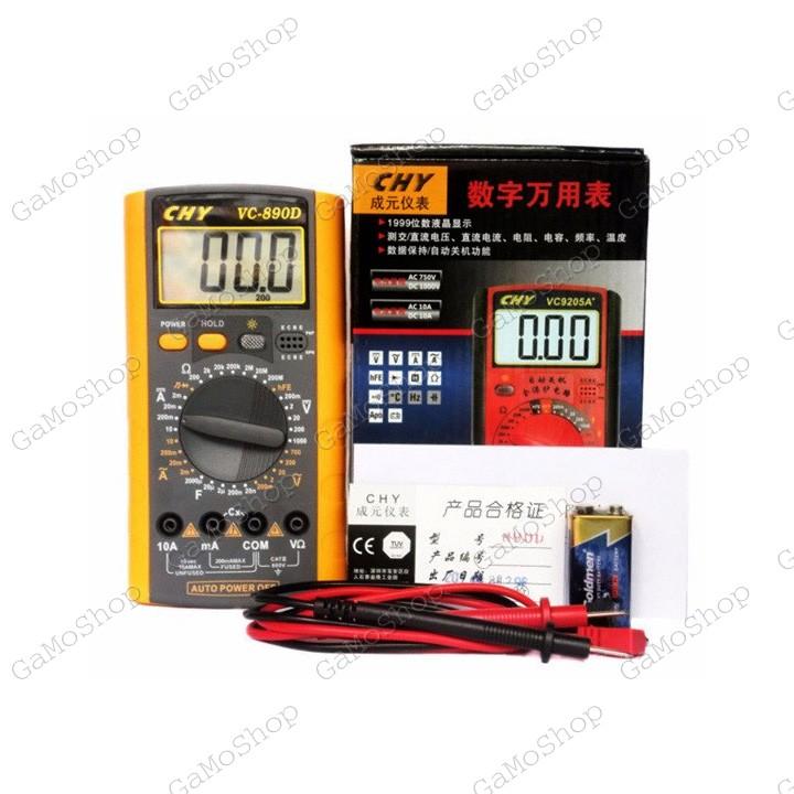 [HCM]Đồng hồ đo vạn năng CHY VC-890D GamoShop