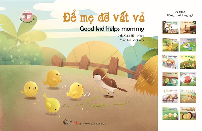Bộ 3 sách Đồng thoại song ngữ Anh-Việt trẻ em yêu thích