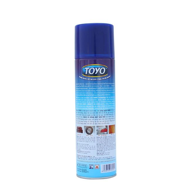 Bình Xịt Đánh Bóng Đồ Da, Gỗ, Nội Thất Ô Tô Toyo