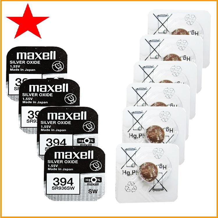 Combo 2 vỉ pin đồng hồ SR936SW Maxell 1.55V, pin 394 (1 vỉ 1 viên)