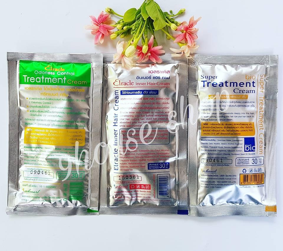 01 Gói Ủ Tóc Bio Treatment Thái Lan (XANH DƯƠNG) Dành Cho Tóc Khô Xơ
