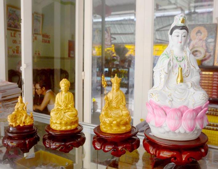 [HCM]Đôn Gỗ-Đế Gỗ tròn đặt tượng thờ-Nhiều cỡ