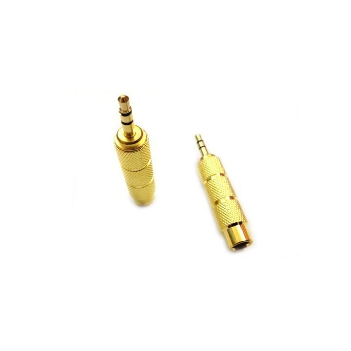 Jack Chuyển Đổi Audio 3.5 mm Sang 6.5 mm cho micro (MỘT CẶP)
