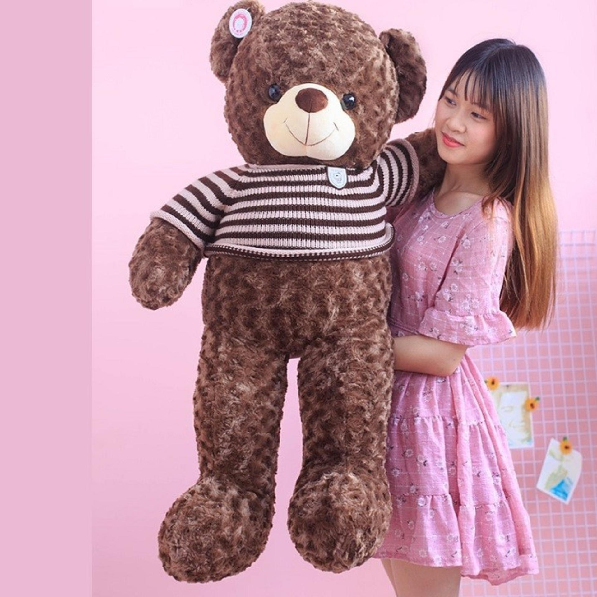 Gấu bông Teddy khổ vải 1m2 cao cấp