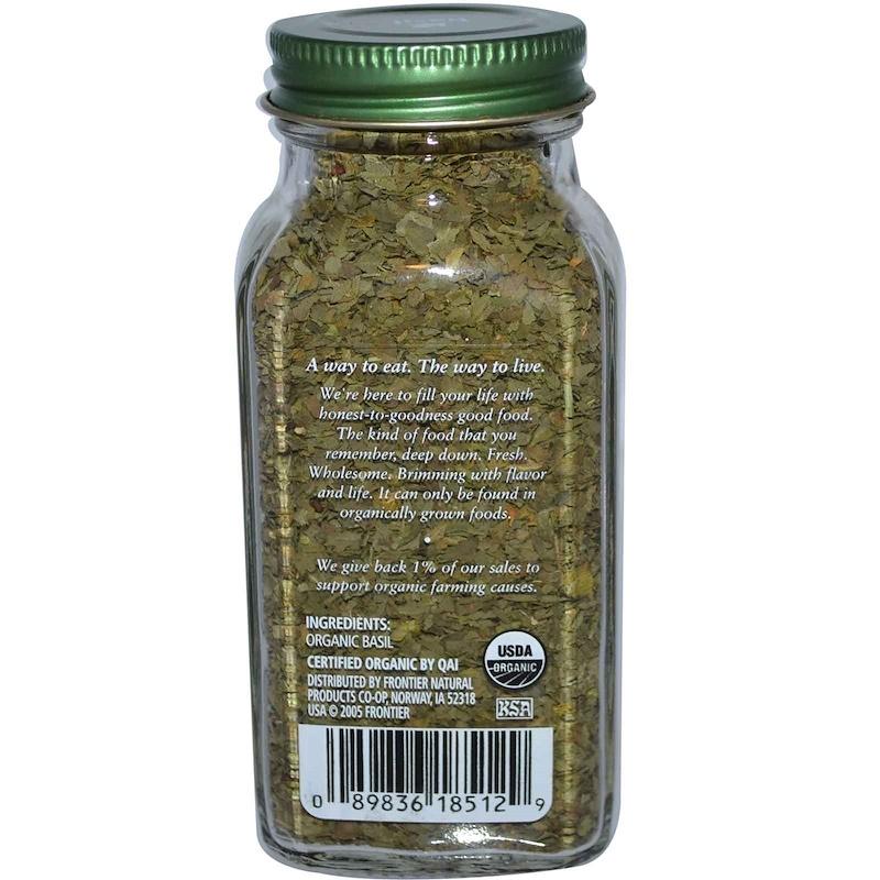 Lá húng quế Tây (Basil) hữu cơ Simply Organic 15g