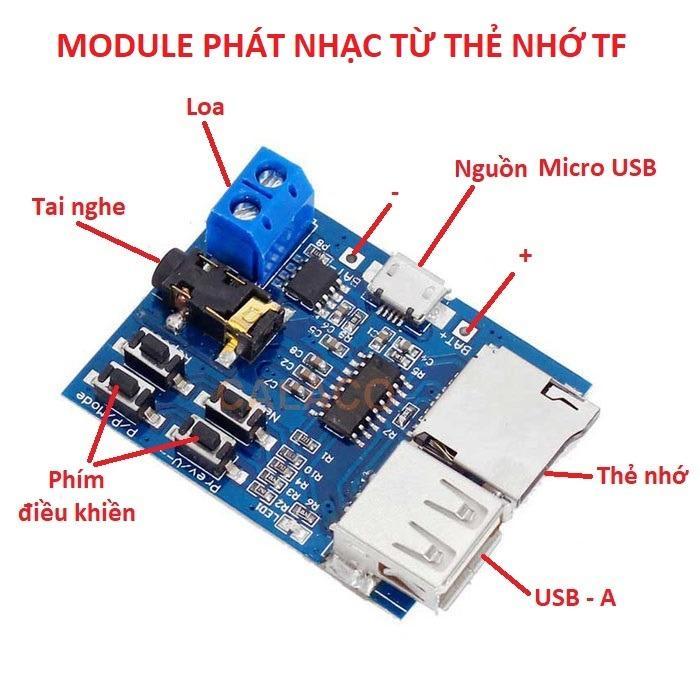 Module Giải Mã MP3+TF GM4563