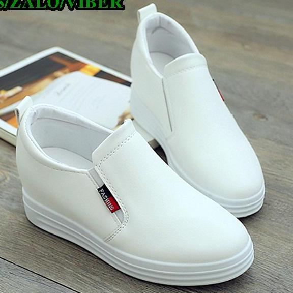 Giày Sneaker độn đế nữ kiểu Hàn Quốc C65