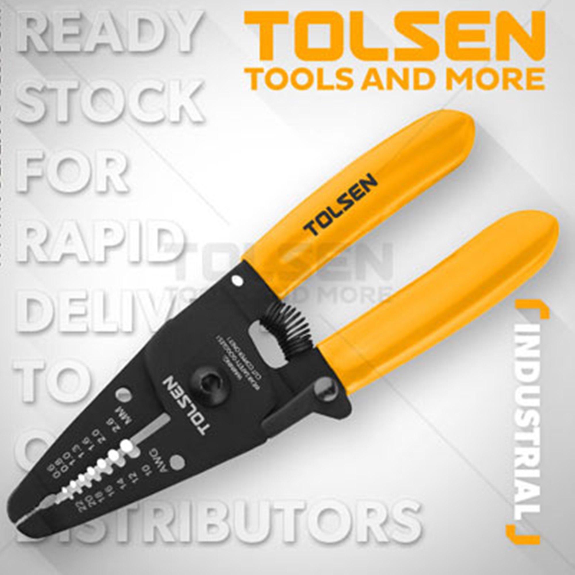 Kềm tuốt dây tolsen 38051- 160mm,6''