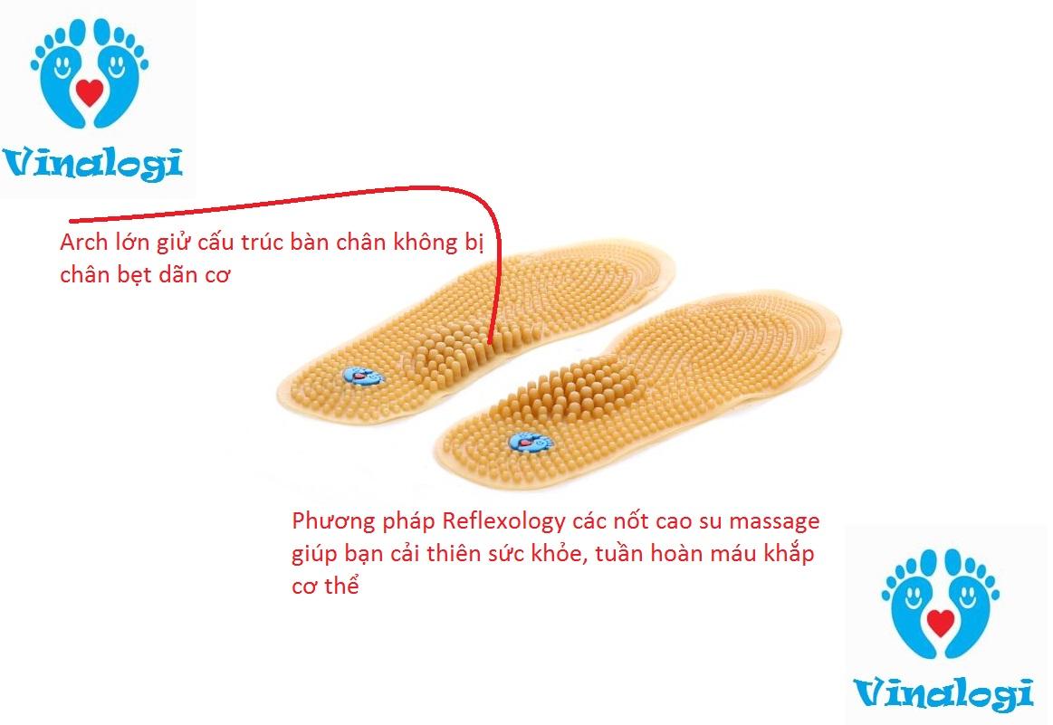 [HCM]Lót giày cao cấp masssage vinalogi option 2