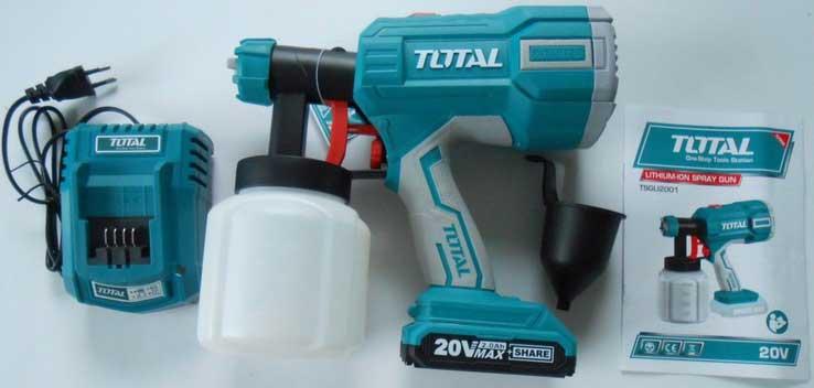 20V Máy phun sơn dùng pin Total TSGLI2001 (không pin và sạc)