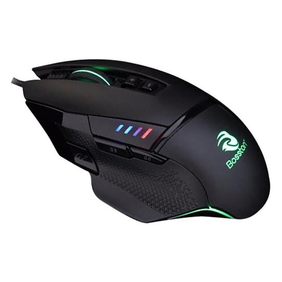 Chuột chuyên game 6D cao cấp Bosston GM800 - Led đa màu cực đep