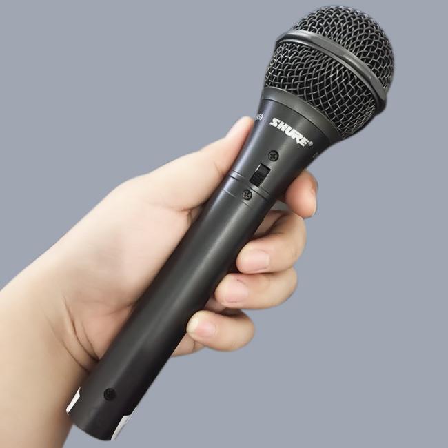 Micro karaoke có dây shure SM-959 (xám)