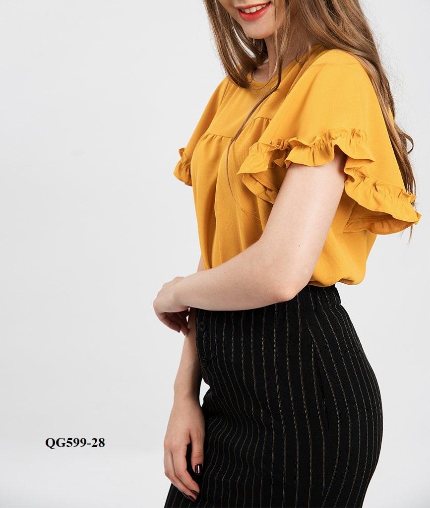 ÁO KIỂU PHỐI NHÚNG BÈO - SIZE S-6XL