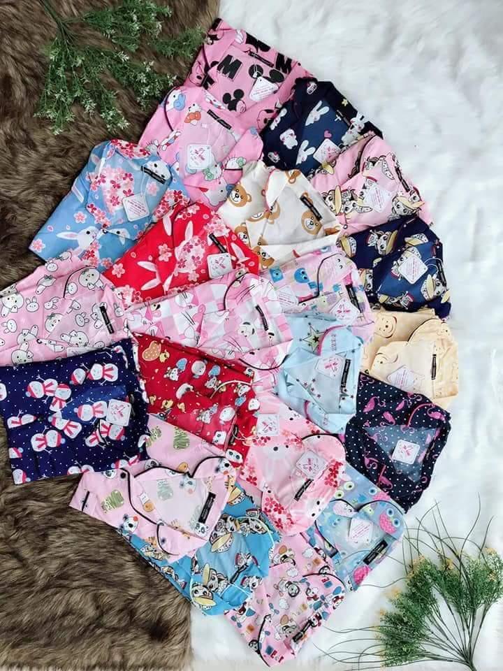 COMBO 2 BỘ BIZAMA KATE ĐÙI SIÊU CUTE
