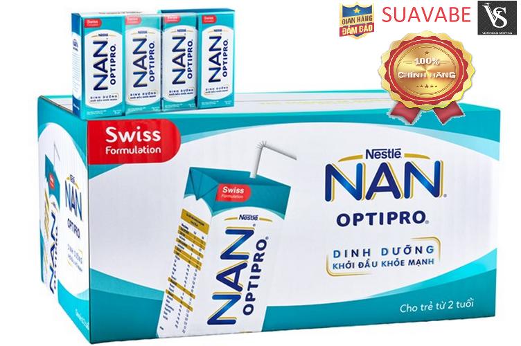 Sữa Bột Pha Sẵn Nestle NAN Optipro 180ml (4 Hộp) Cho Trẻ Từ 2 Tuổi