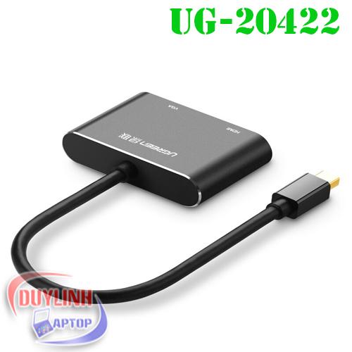 Cáp chuyển đổi Mini DisplayPort sang VGA + HDMI Ugreen 20422