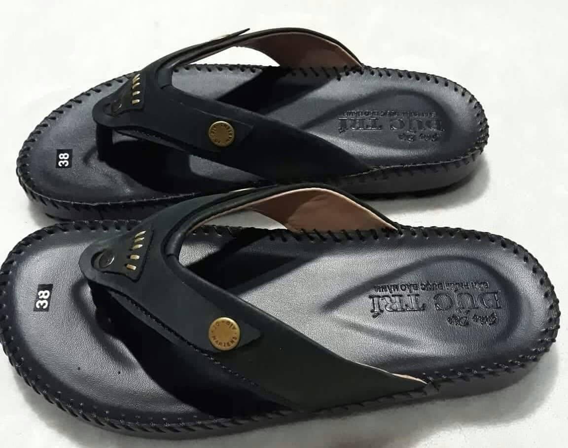 [Hcm]Men's Sandals with High Quality Cowhide Leather Straps, Code V8