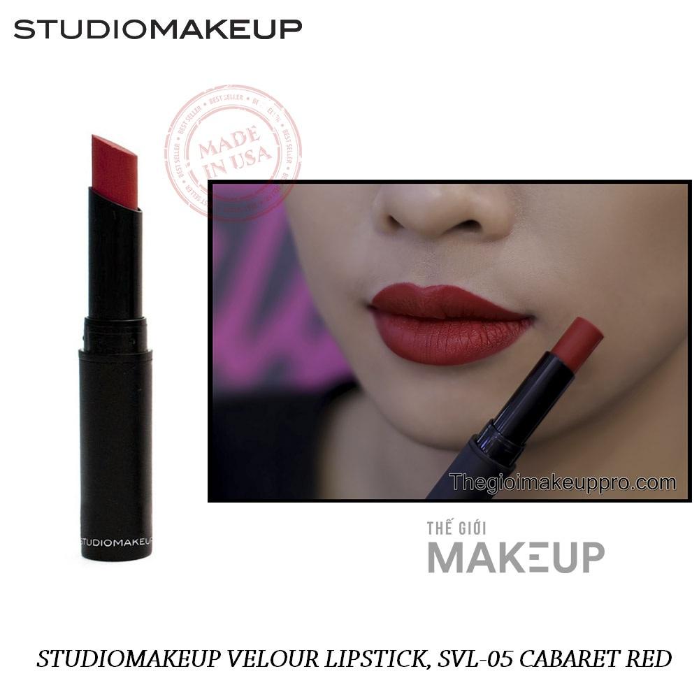Son Lì Studiomakeup Velour Lipstick Svl-05 Cabaret Red