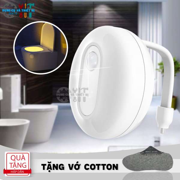 ĐÈN LED THÔNG MINH CHIẾU SÁNG CHO NHÀ VỆ SINH - TẶNG VỚ COTTON