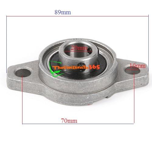 Gối đỡ vòng bi dạng trục ngang fl004 – 20mm