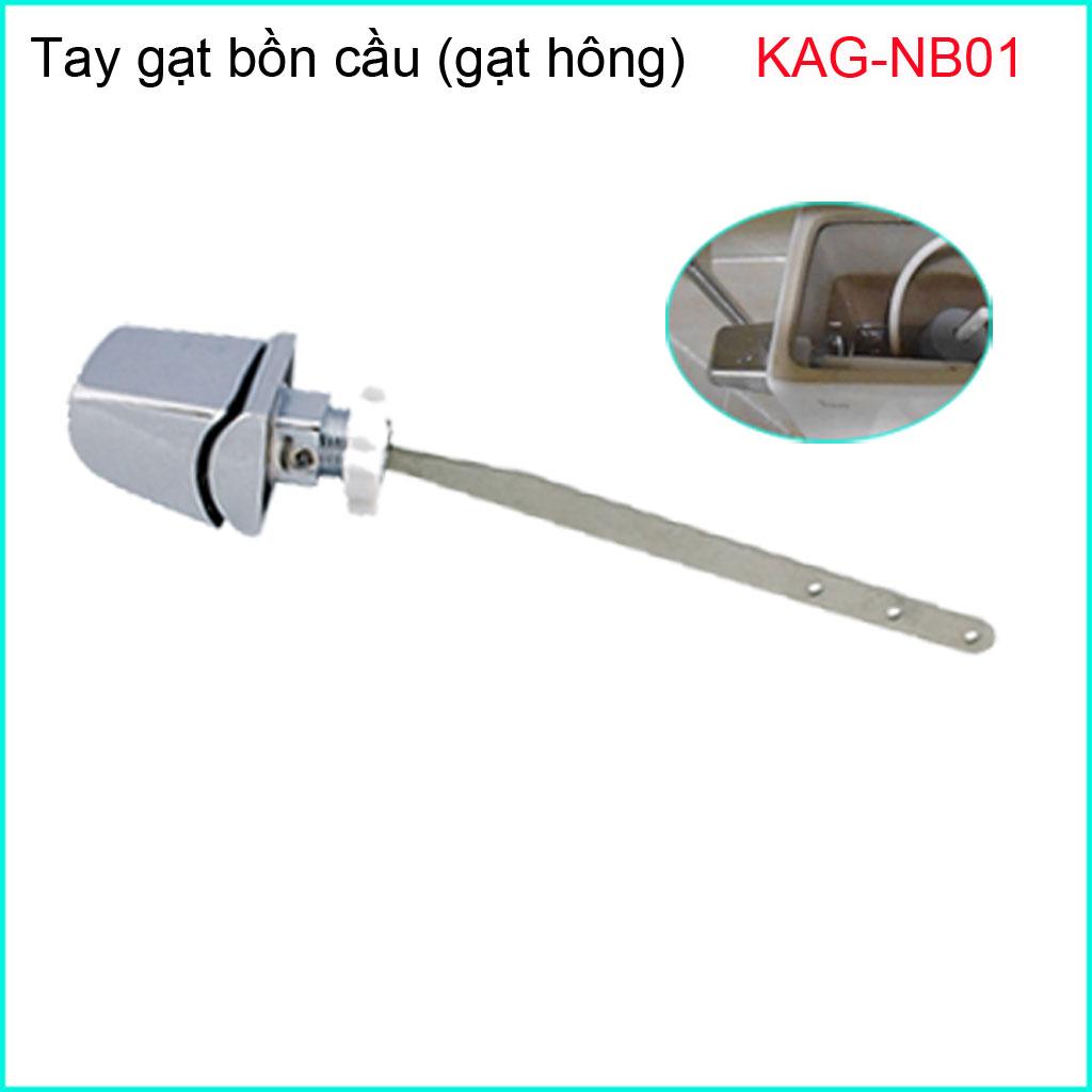 [HCM]Tay gạt bàn cầu KAG-NB01, cần gạt bên hông xả bồn cầu inax C117, C333, C711