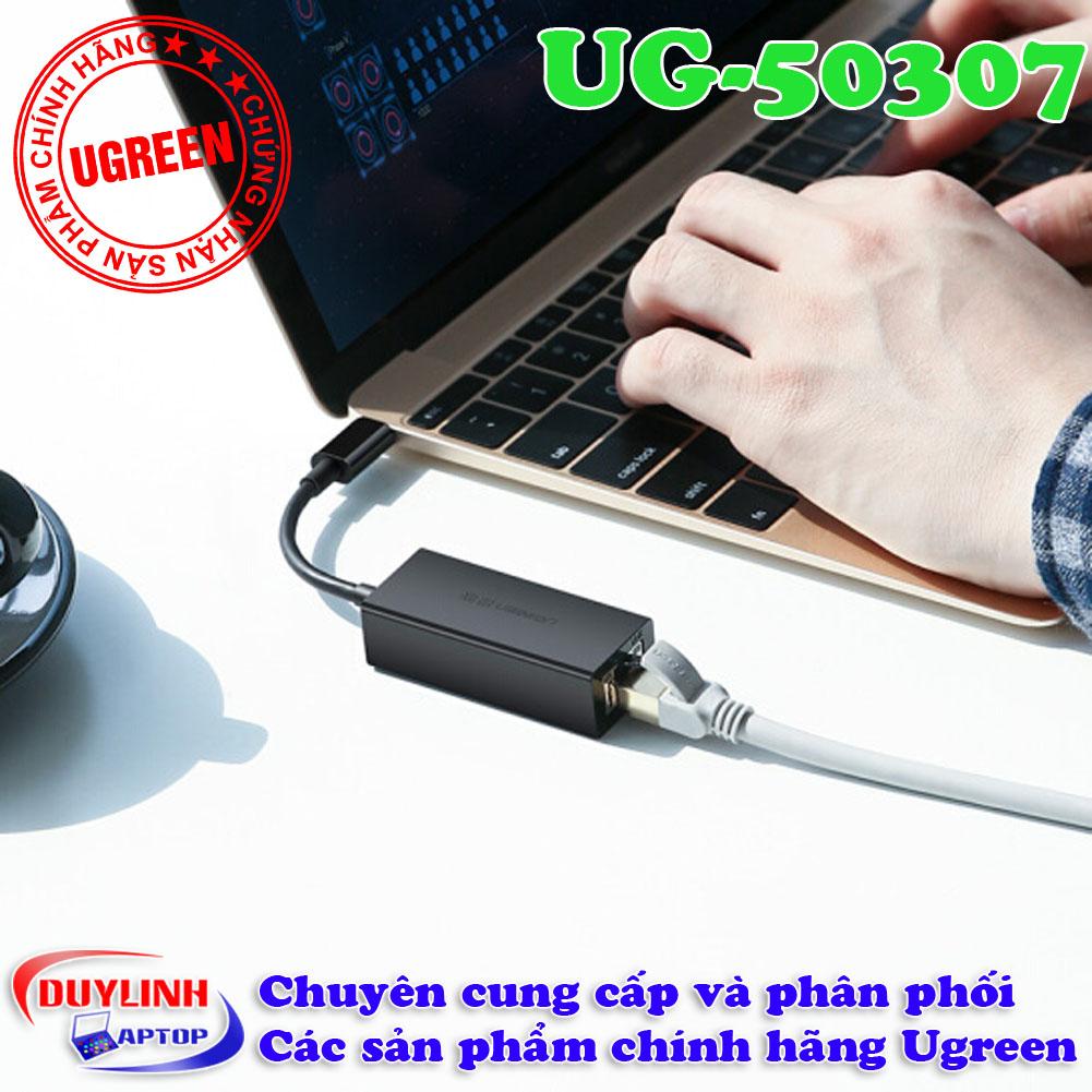 Cáp USB Type C to Lan tốc độ Gigabit  - Adapter USB C Ugreen