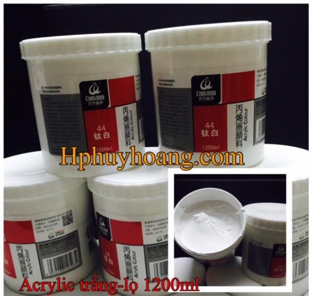 ACRYLIC CHINJOO 3D MÀU TRẮNG- 1200ml