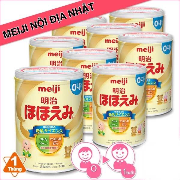 [Combo 2 Lon] Sữa Meiji số 0 Nội Địa Nhật Bản – (800gr)